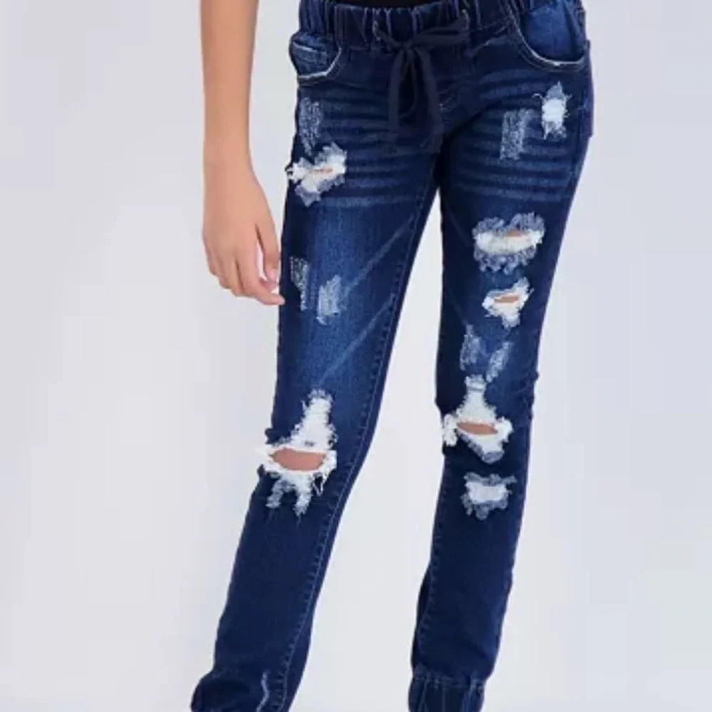GOGO JEANS Big Girls Elastic Waistband Joggers, jeans pants size 10